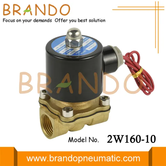 2W160-10 3/8'' 2/2 Way NC Brass Water Solenoid Valve