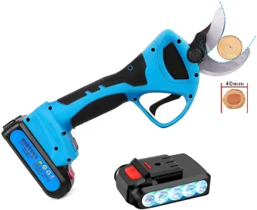 Professional Electric Pruner: 40mm Cordless Battery-Powered Scissors for Vineyard Pruning and Progressive Cutting