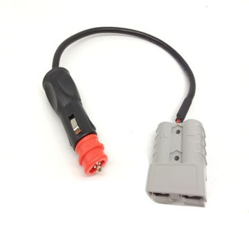 12V Car Cigarette Lighter Plug Adapter with Anderson Connector and 15A Fuse