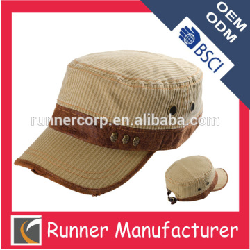 With Skull Rivet High Quality Army Cap