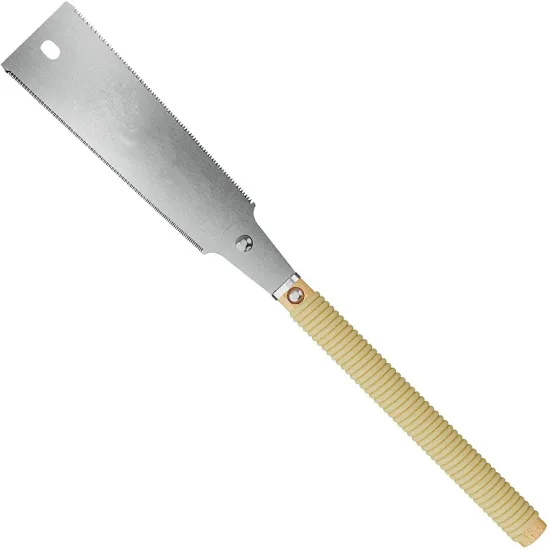 Professional Woodworking Tools: Bi-Lateral Flush Cut Saw, Crosscut Saw & Japanese Pull Saw with Replaceable Blade for Smooth Carpentry Tasks