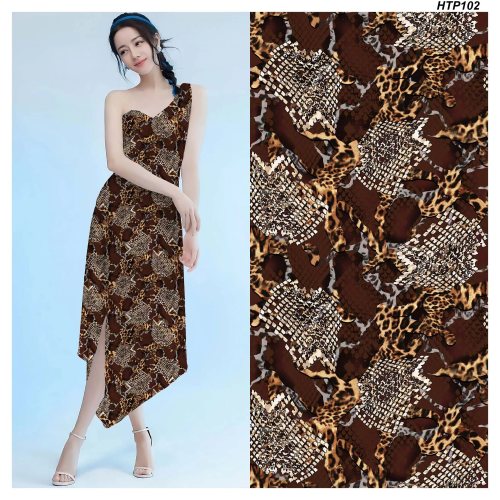 Good Quality Comfortable Custom Discharge Print Fabric
