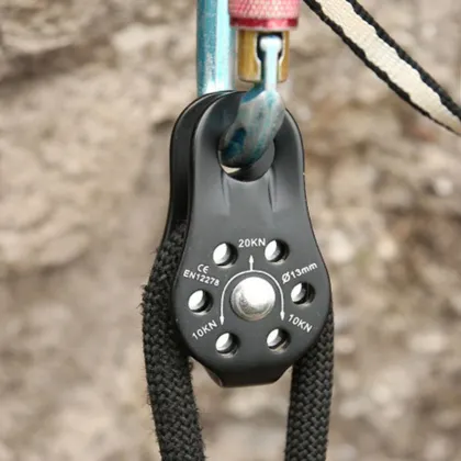 LFEDC Heavy Duty Outdoor Survival Mountaineering Rope Kit with Pulleys