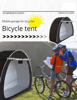 Outdoor Mountaineering and Camping Equipment, Portable Camping Bicycles, Riding Rainproof Tents