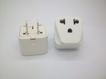 2016 US 3 Pin Type A to 2Pin Type B Square Plug Adapter Converter