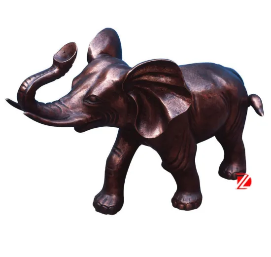 High quality home decoration bronze elephant statues