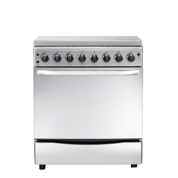 Freestanding gas oven with 6 zones