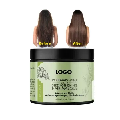 Custom Organics Rosemary Mint Strengthening Hair Masque