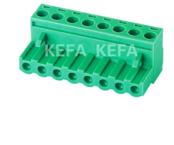 Hot Sale Green KF2EDGK Wire Connectors - 5.0/5.08mm, 2-24 Pole, 300V, 10A - Terminal Blocks for Electrical Wiring Connections