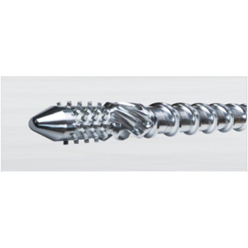 Skru bimetallic tunggal untuk haiwan peliharaan extruder