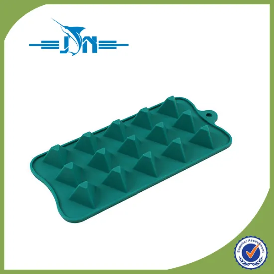 colorful Silicone triangle shape ice mold for wholesales
