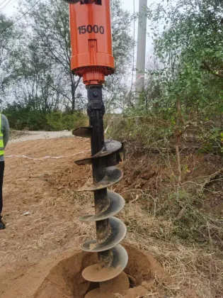 Excavator Power Earth Augers: Earth Auger Drill for Drilling