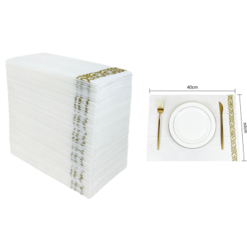Linen Feel Guest Towels Одноразова паперова серветка Airlaid