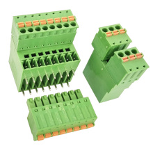 3.50MM Pitch Plug in Spring Female and Double bank Vertical Straight Angle Male Terminal Block Connector