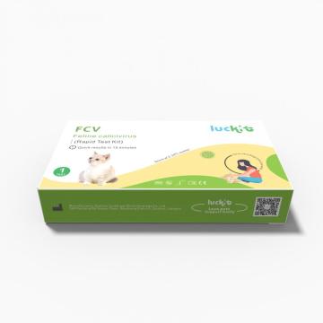 Luckit Feline Calicivirus FCV Pet Cat Test Kit Reaksi Cepat Pantas Kilang Harga Mudah