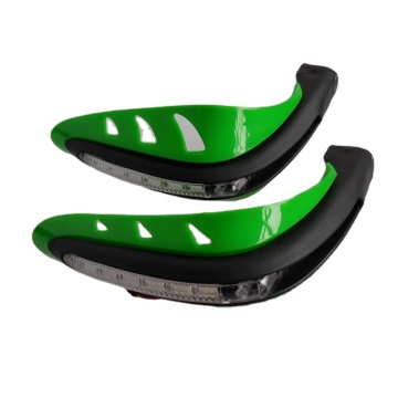 Universal Green LED Motorcycle Hand Guard for Motorbike Handle Protection