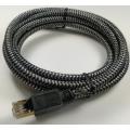 Nylonowy kabel sieciowy Cat8 Ethernet o dużej szybkości sieci