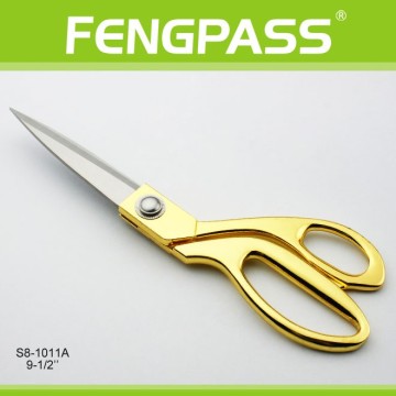 S8-1011A 9.5 inches Stainless Steel Blades With Zinc Alloy Handle Scissors For Cutting Fabric