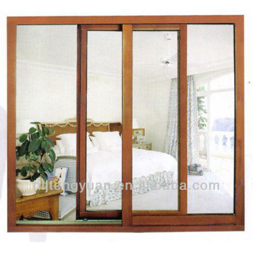 Hot Sale Cheap Casement Inward Swing Wood and Alumium Window