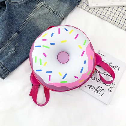 Fashion Lovely Doughnut Backpack Girls Toy Gift