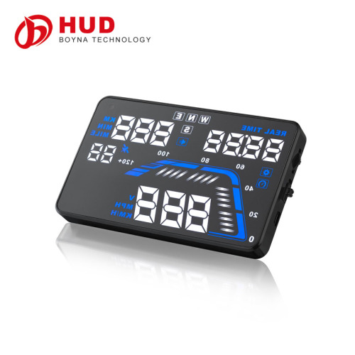 New hud Q7 GPS HUD head up display with OBD2 HUD system with over speed alarm