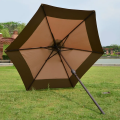 Μπαλινέζικη καφέ ομπρέλα ομπρέλας παραλίας μήκους 10 ποδιών