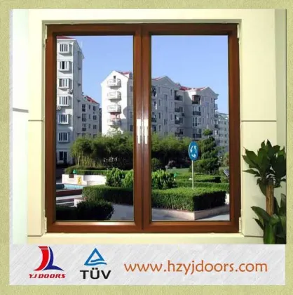 new design,factory direct sell aluminum clad wood window
