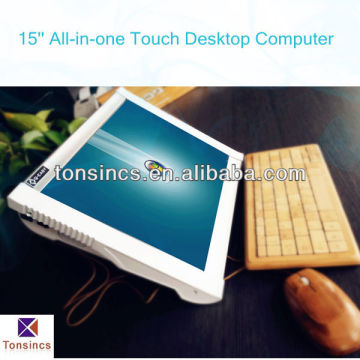 15''All in one Desktop computer with touch screen