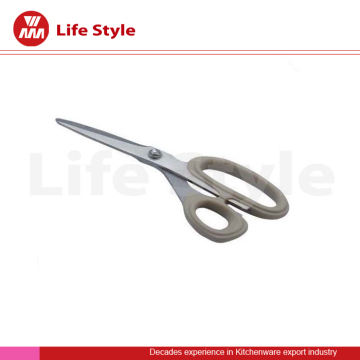 stainless steel scissors with plactic handle