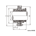 Sello de cartucho doble tipo MFXⅲ