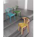 Stackable Plastic Armchair for Outdoors