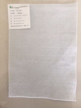 staple fibers needle punched Non woven geotextile