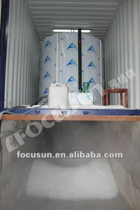 Containerized flake ice /scaly Ice Machine/ scaly flake ice machine