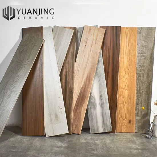 Interior 200x1000mm Grey Brown Wood Look Anti-Slip Porcelain Ceramic Floor Tiles