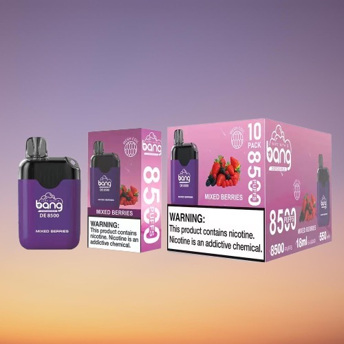 Bang de8500 sabores vape descartável