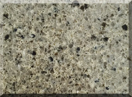 Artificial man-made double color quartz stone