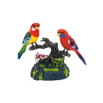 Voice-Controlled Plastic Bird Toy with Forest Sounds for Children