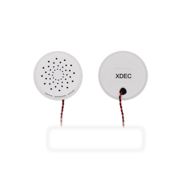 34,3 * 8,8 mm 8 Ohm 1 Watt weißer runder Boxlautsprecher