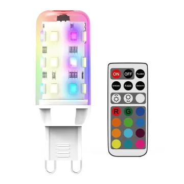 Flickering-Free RGB G9 LED Lamp 2W Equivalent to 25W Halogen Bulb