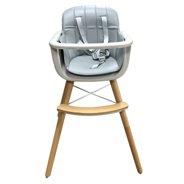 Baby Highchair with Adjustable Footrest and Tray