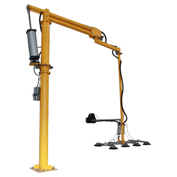 Belino China Factory Air Cylinder Pneumatic Jib Crane Vacuum Lifter for Glass Stone Metal Sheet Handling