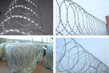 High wholesale concertina razor wire coils