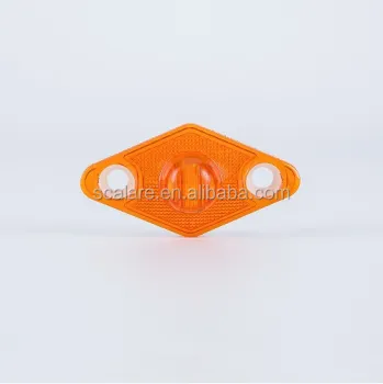 12 Volt Dot Amber LED Snake Eye Side Marker and Clearance Lights for Trucks