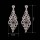 Fashion Clear Color Women Crystal Pendant Earrings