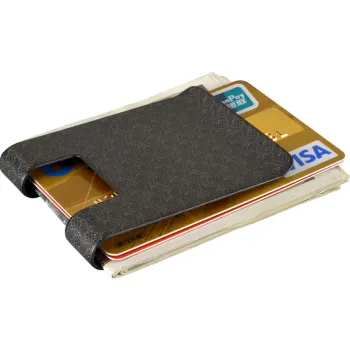 New Black Twill Money Clip Wallet Clip