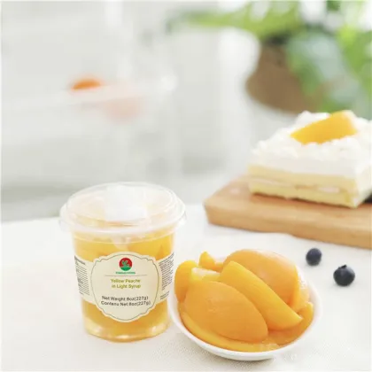 7oz Peach Slices in WGJ & LEMON JUICE