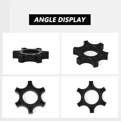 Aluminum 70MM Wheel Spacers Adapter Plate Ring for Thrustmaster T300RS Upgrade