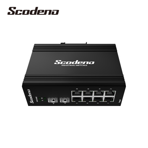 L2 Surge Protection 10 Ports Managed Industrial Switches for CCTV or IP security system