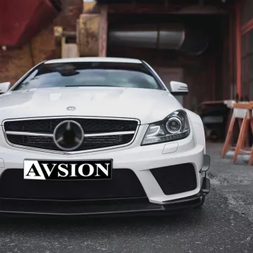 Front/ Rear Bumper Assembly Upgrade: Mercedes-Benz C-Class W204 to C63 AMG Style Accessories
