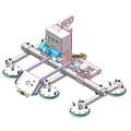 Glasbehandeling lifter voor glassnij